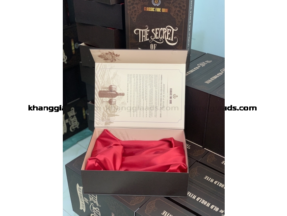 Xưởng sản xuất hộp rượu theo yêu cầu, chất lượng cao