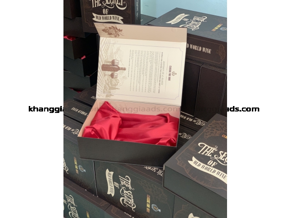 Xưởng sản xuất hộp rượu theo yêu cầu, chất lượng cao